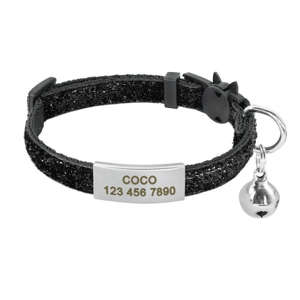collier pour chat anti-étranglement personnalisable