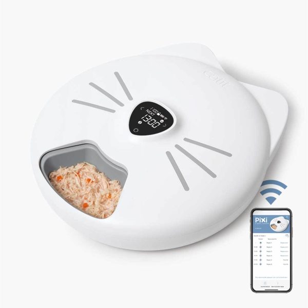 distributeur de nourriture 6 repas pour chat Catit Pixi Smart