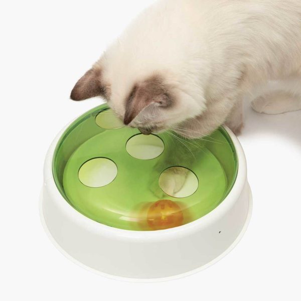 dôme avec balle pour chat