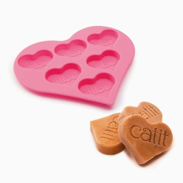 moule cœur en silicone Catit